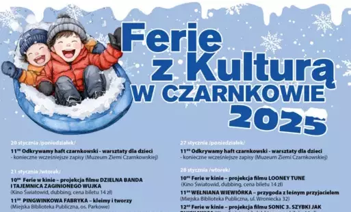 Zdjęcie do Ferie z kulturą 2025 - program