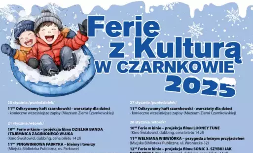 Zdjęcie do Ferie z kulturą