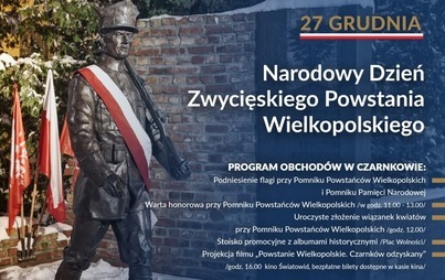 Zdjęcie do 27 grudnia - Narodowy Dzień Zwycięskiego Powstania Wielkopolskiego