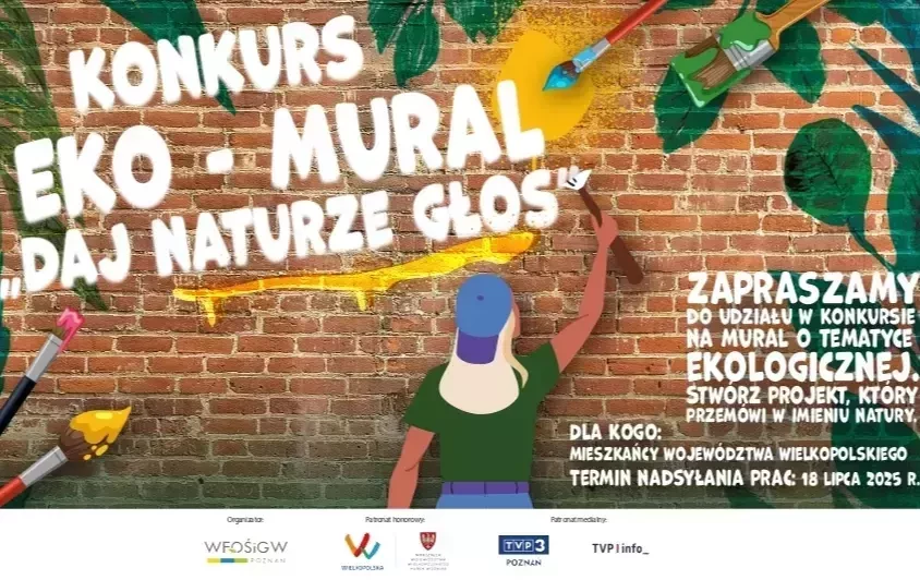 Zdjęcie do Konkurs &bdquo;Wielkopolski Eko-Mural&rdquo; &ndash; zaprojektuj mural dla środowiska