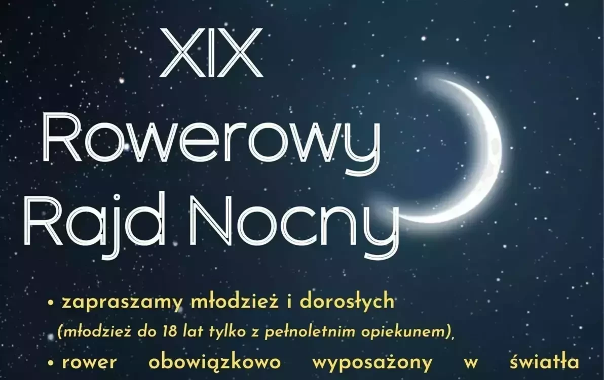 Zdjęcie do XIX Rowerowy Rajd Nocny &ndash; już 14 czerwca!