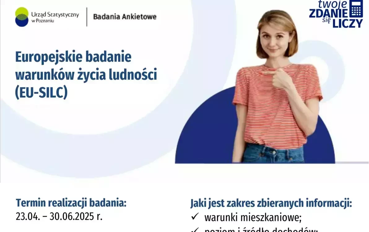 Zdjęcie do Europejskie Badanie Warunk&oacute;w Życia Ludności (EU-SILC) trwa do 30 czerwca