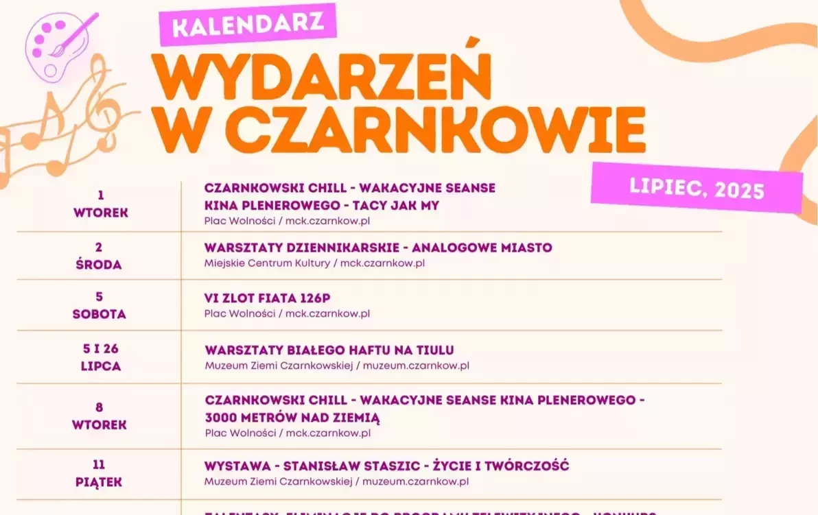Zdjęcie do Lipiec pełen wydarzeń!