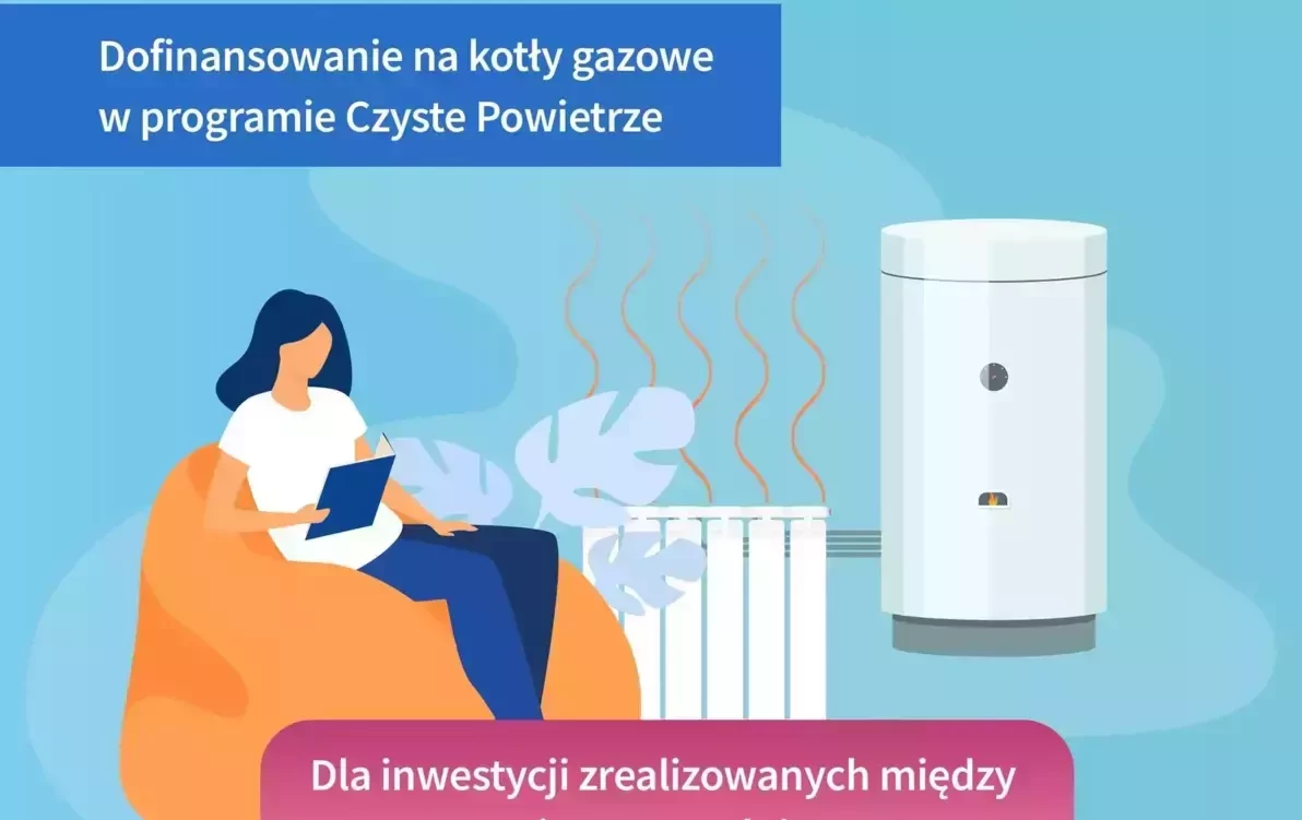 Zdjęcie do Dofinansowanie na kotły gazowe w programie Czyste Powietrze