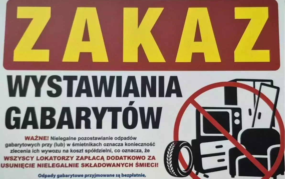 Zdjęcie do Odpady wielkogabarytowe &ndash; wsp&oacute;lna troska miasta, mieszkańc&oacute;w i Sp&oacute;łdzielni Mieszkaniowej. 