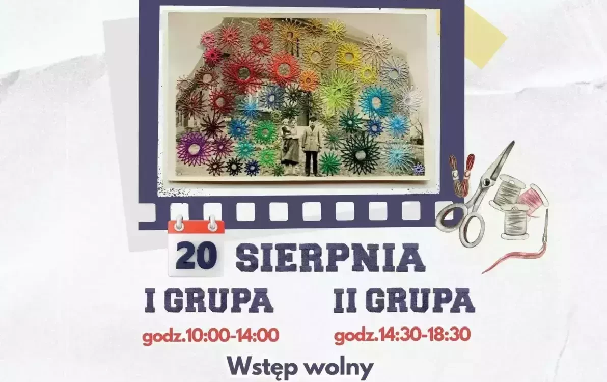 Zdjęcie do Warsztaty haftu na fotografii z Martyną Kasperek-Morawską w ramach &bdquo;Analogowe Miasto Czarnk&oacute;w 2025&rdquo;