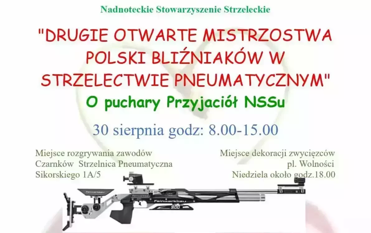 Zdjęcie do II Otwarte Mistrzostwa Polski Bliźniak&oacute;w w Strzelectwie Pneumatycznym o Puchary Przyjaci&oacute;ł NSSu