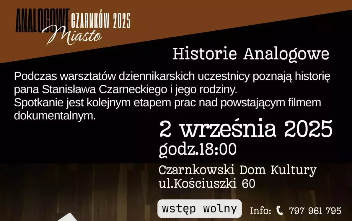 Zdjęcie do Warsztaty dziennikarskie - Historie Analogowe 
