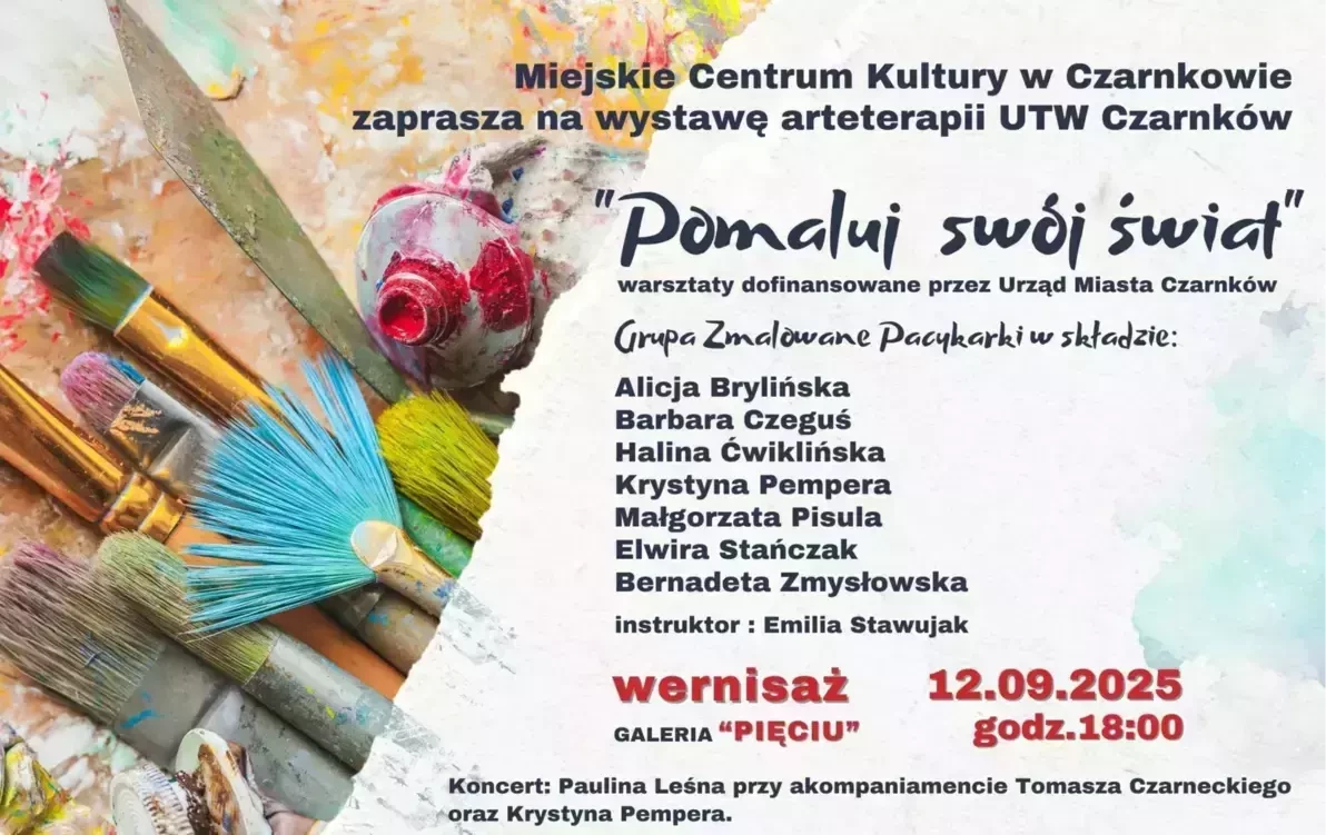 Zdjęcie do Wernisaż wystawy arteterapii &bdquo;Pomaluj sw&oacute;j świat&rdquo;