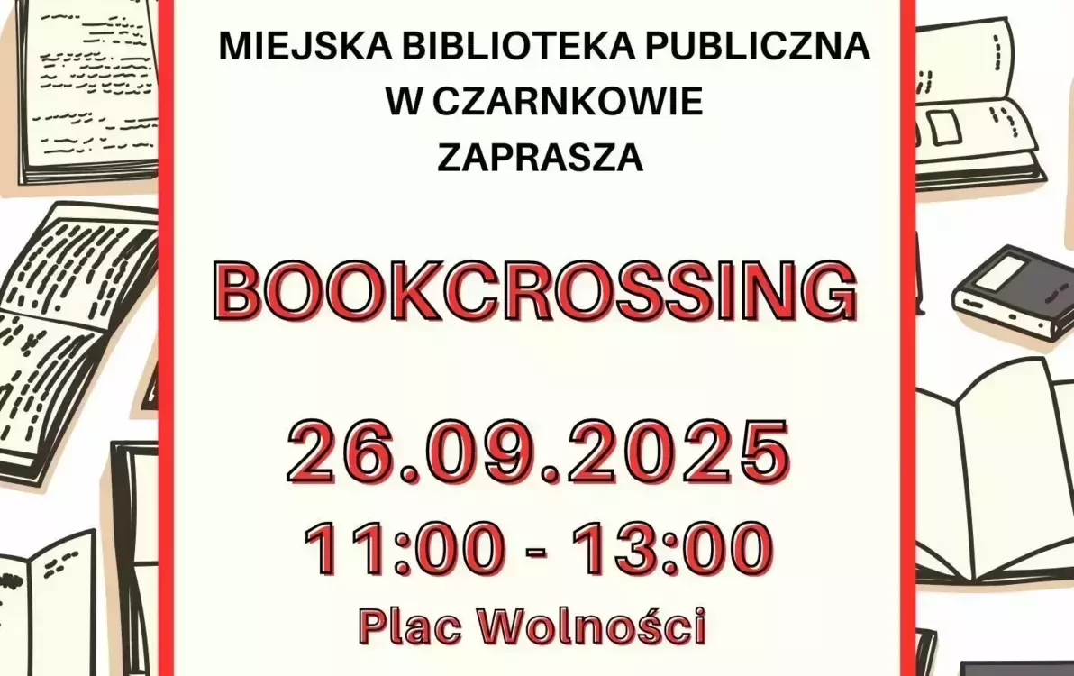 Zdjęcie do Bookcrossing w Czarnkowie z okazji Dnia Głośnego Czytania