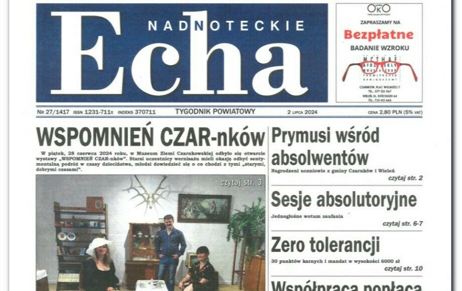 Nowy numer tygodnika "Nadnoteckie Echa" już w sprzedaży !