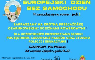 Zdjęcie do Europejski Dzień bez Samochodu 2023