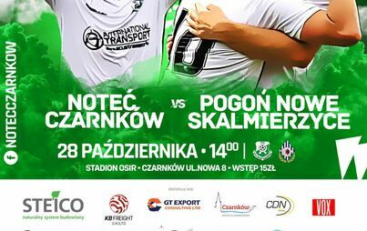 Zdjęcie do MECZ PIŁKI NOŻNEJ: MKS STEICO NOTEĆ VS KS POGOŃ NOWE SKALMIERZYCE