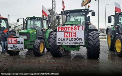 Zdjęcie do PROTEST ROLNIK&Oacute;W