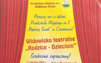 Zdjęcie do Widowisko teatralne "Rodzice - Dzieciom" - 11 czerwca (wtorek), godz. 17:00