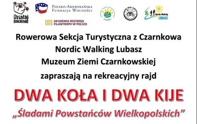 Zdjęcie do Rajd rekreacyjny "Dwa koła i dwa kije"