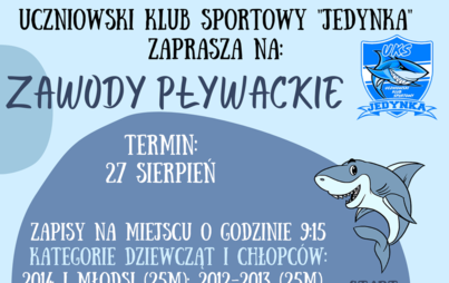 Zdjęcie do ZAWODY PŁYWACKIE